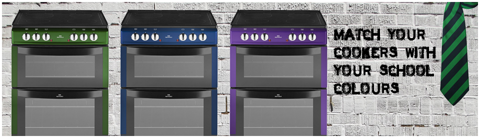 Match your cookers with your school colours with the new colours range from Newworld